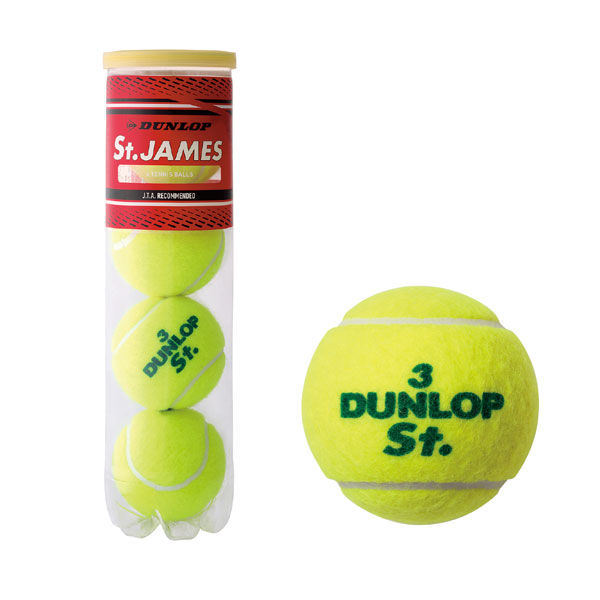 DUNLOP（ダンロップ） テニスボール St.JAMES（セントジェームス） 1缶 ...